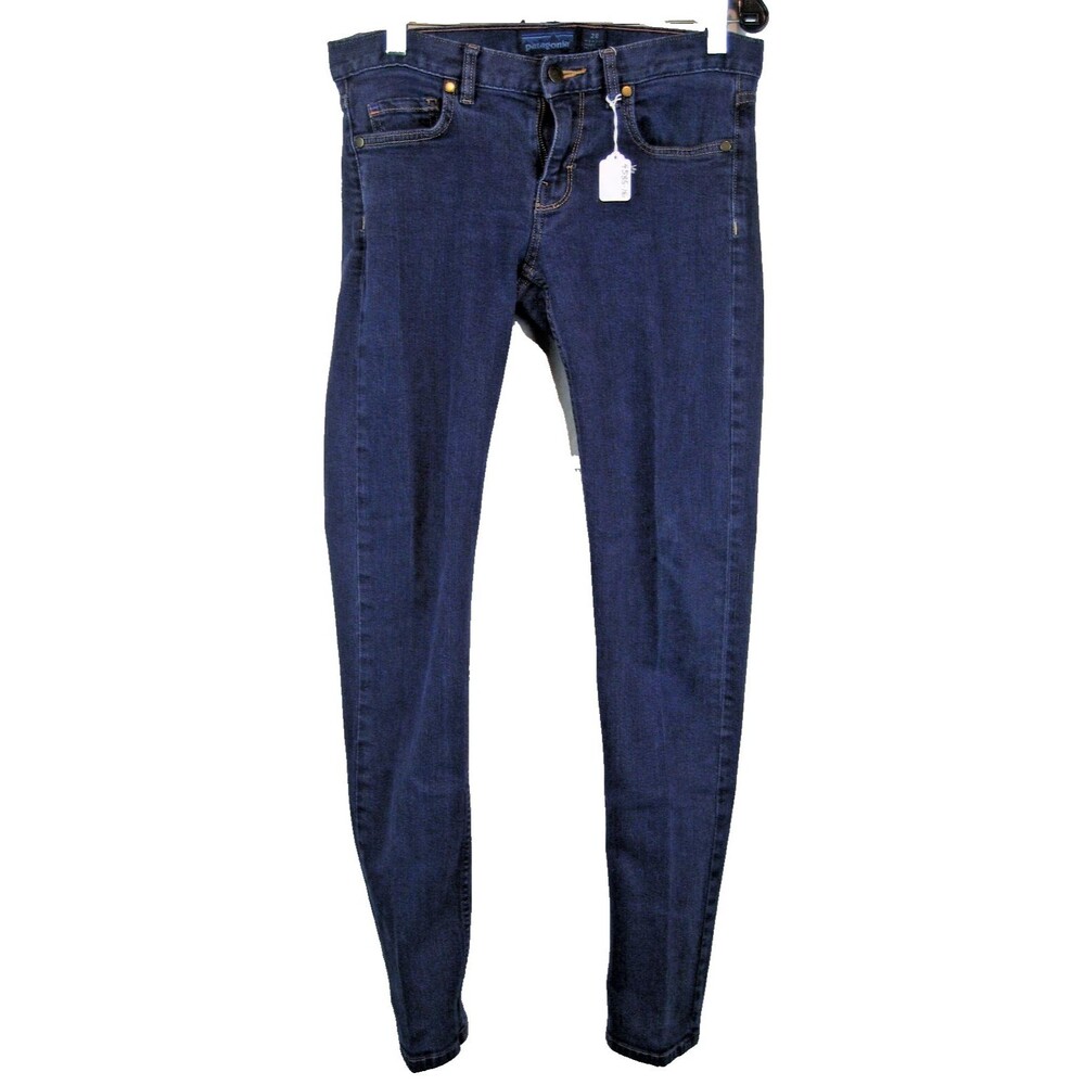 Womens Patagonia Blue Cotton/Poly Denim Regular Jeans sz 4(30x30x6r)